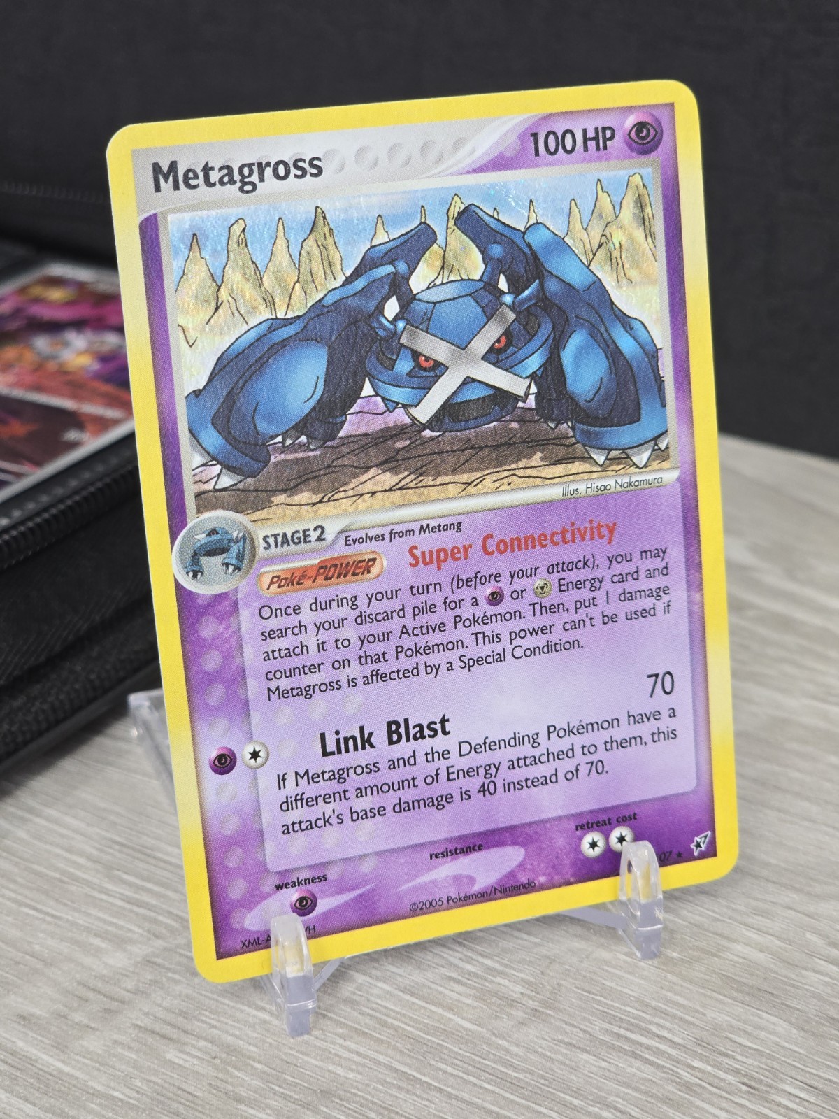 Pokemon Card TCG Metagross 11/107 Deoxys 2005 Holo Rare Vintage