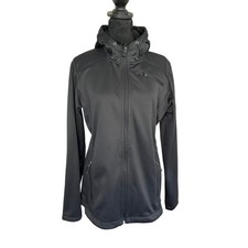 Avalanche Medium Weight Hooded Utility Jacket Lined Womens Black Medium