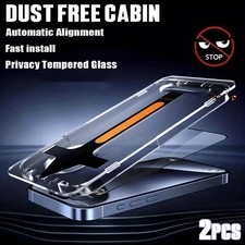 2-Pack Magic Auto Alignment Privacy Screen Protector For iPhone 17e 17 16 15 14