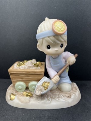 Precious Moments 2000 ''You Will Always Be Mine  #795186 Treasure Chest miner