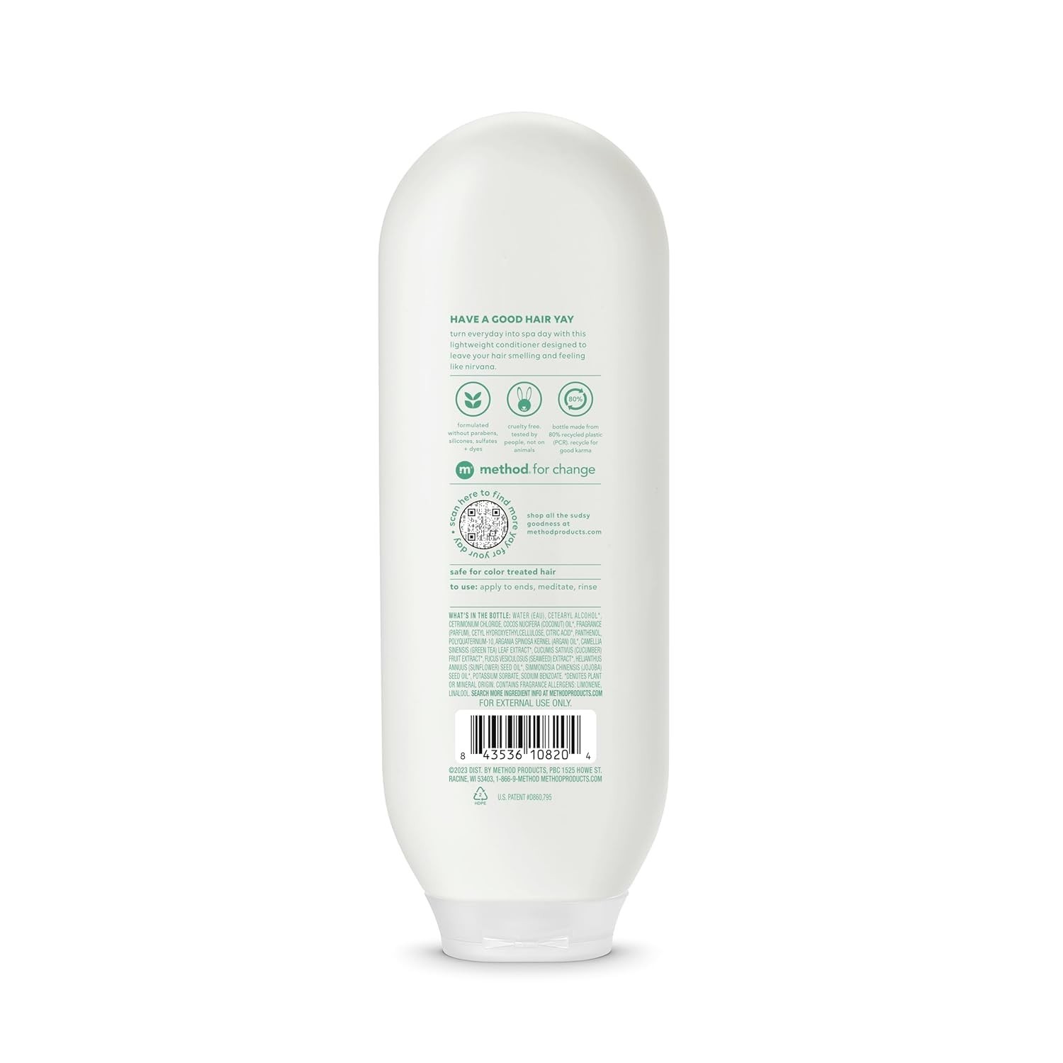 NEW 6 PACK Method Daily Zen Shampoo & Conditioner Cucumber Seaweed Green Tea