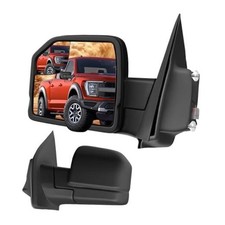 Driver Side Mirror with Blind Spot Glass Power for 2015-2020 Ford F-150, Left