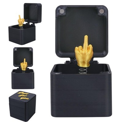 Mittelfinger Geschenke lustige Mittelfinger Überraschung Geschenkbox Spieltricks 1