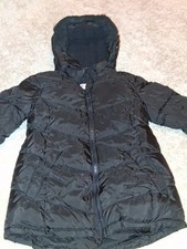 JUSTICE Girl's Winter Puffer Coat With Faux Fur Hood,Top Thigh Length, EUC