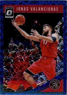 2018-19 Donruss Optic Blue Velocity #43 Jonas Valanciunas - BSK