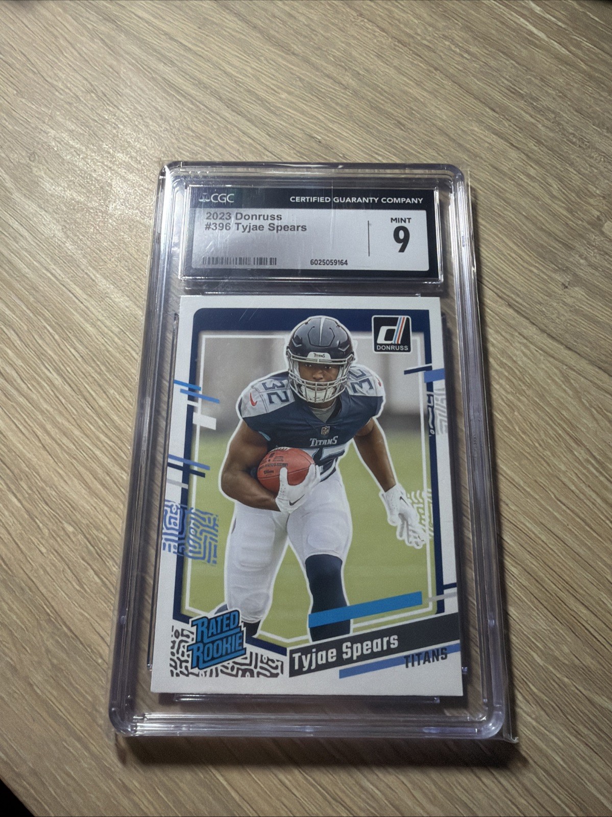 2023 Panini Donruss - Rated Rookie Tyjae Spears #396 (RC)
