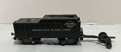 American Flyer Reading Lines Plastic Coal Tender w/ Operating Coupler Truck