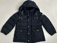 Moncler Down Jacket Kids 5 Y Parka Dark Blue