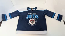 Kids Mighty Mac Sports Winnipeg Jets Jersey NHL Hockey Size 3 Blue Home