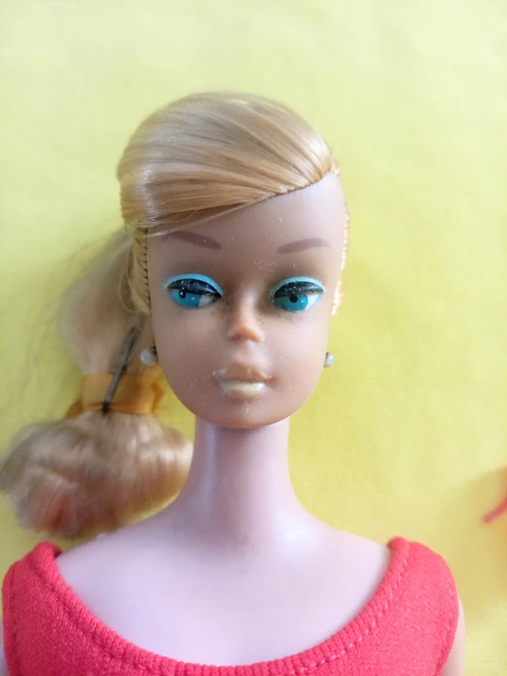 Barbie vintage Swirl Ponytail 1964 originale completa open toe nastro e molletta - Immagine 2 di 4