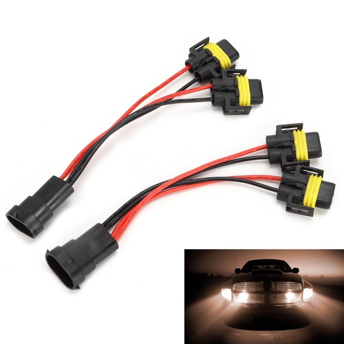 _Car H11/H8 2‑Way Splitter Wiring Harness Male-Female For Fog Lamp Headlight - Zdjęcie 9 z 23