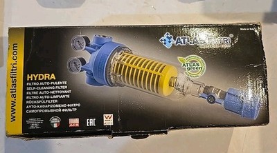ATLAS FILTRI RA6000041 Self-Cleaning Filter 27 GPM 90 Micron PET Bowl
