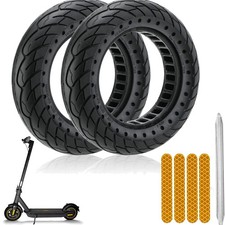 Solid Rubber Tire 10x2.5 Inch for Ninebot Segway MAX G30 G30P G30LP Electric ...