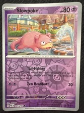 2023 Pokemon Scarlet & Violet Paldea Evolved Slowpoke #085/193 Reverse Holo