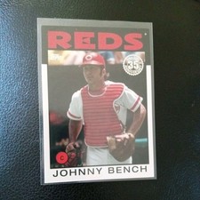 Johnny Bench 2021 Topps 1986 35th Anniversary 70th 31/70 Reds 86B-49
