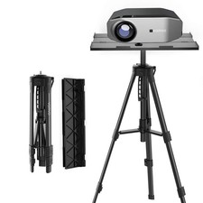 Projector Mount, Portable Adjustable Projector Stand, Aluminum Tripod Mounts,...
