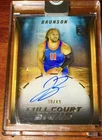 Jalen Brunson Auto  /49 - 2023-24 Topps Full Court Signs Encased. Beautiful Card