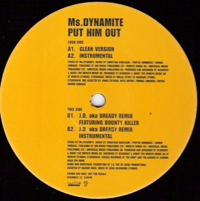 Ms. Dynamite - Put Him Out (12'', Promo)