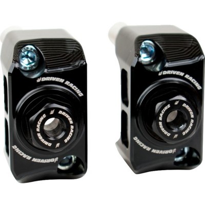Driven Racing Captive Axle Block Sliders - Black Motorcycle Street DRCAX-205BK