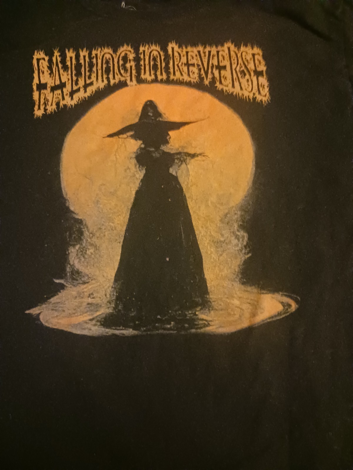 Falling In Reverse Ghostly Witch Black Large T-Sh… - image 1