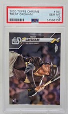 2020 Topps Chrome TRENT GRISHAM RC CARD PSA 10 GEM MINT