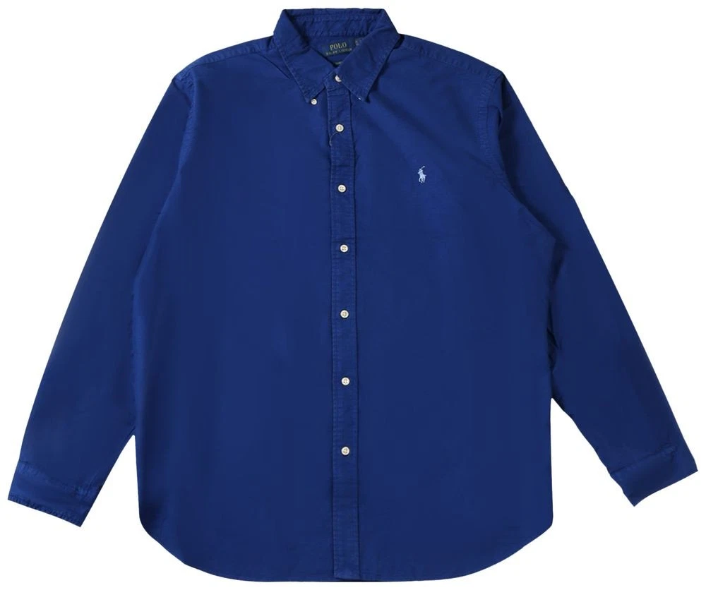 Polo Ralph Lauren Oxford Sport Shirt Chalet Blue Brand New Retail $125.00 image 1