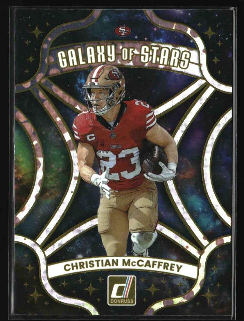 2025 Donruss #9 Christian McCaffrey Galaxy of Stars