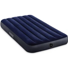 Intex Twin Size Classic Downy Inflatable Airbed Mattress Blue 68757E 8.75 C6