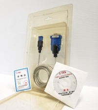 NEW Z-Tek Translucent USB 2.0 to DB9 RS232 Serial Converter 9 Pin Adapter Cable