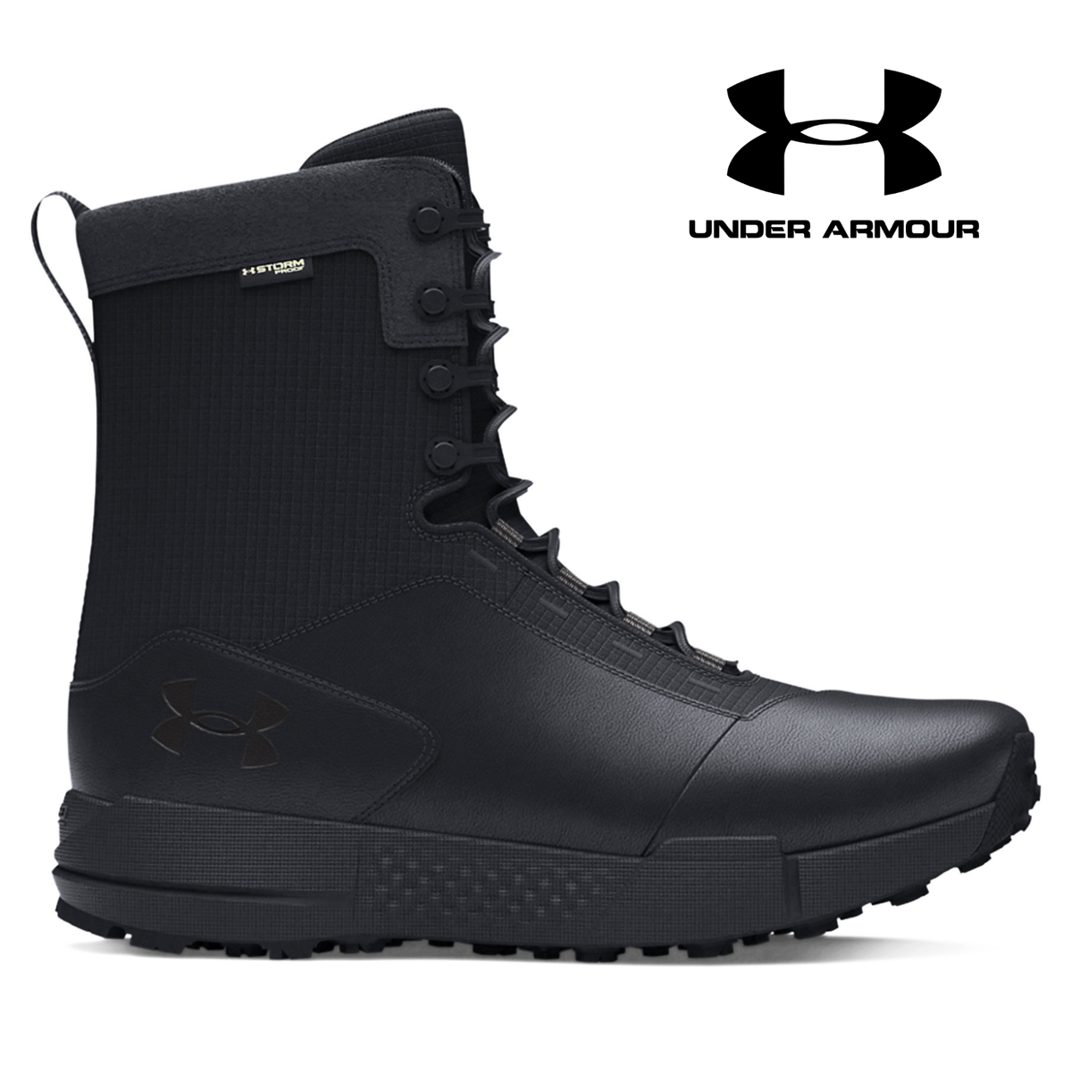 Under Armour 6000764-001 Mens Size 10.5 Black Mud Freek Waterproof Pull-On Boots Under Armour Mud Freek Boot (Men main image 2