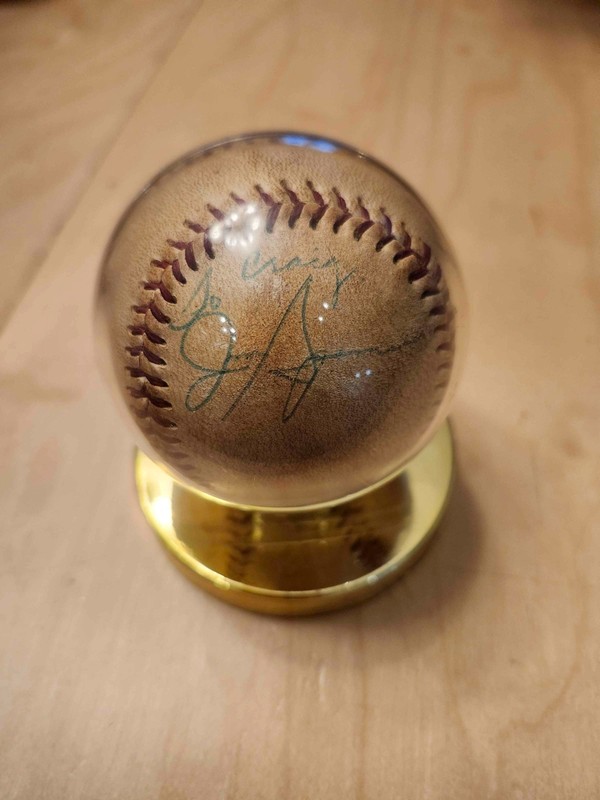 Jim Spencer to Craig Signed Ball No COA