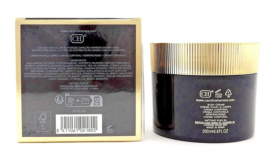 Crema corporal para mujer Good Girl de Carolina Herrera 6,8 oz/200 ml. Nueva caja sellada Foto 3 de 4