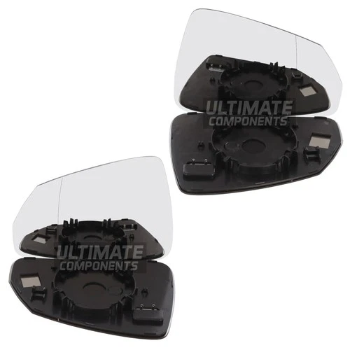 Wing Door Mirror Glass For BMW X1 U11 2022-> Wide Angle Heated Pair Left & Right