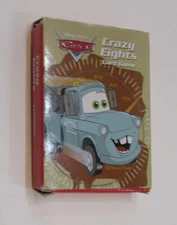 Vintage Disney Pixar Cars Movie Crazy Eights Card Game FREE S/H