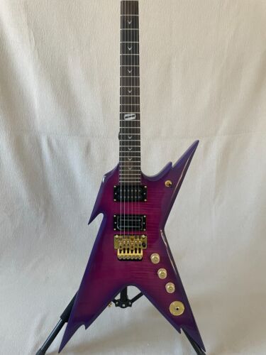 Custom Dean Dime Razorback DCR Black Tooth Limited Electric Guitar - 第 1/8 張圖片