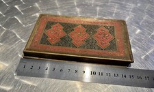 Alte sehr sch&ouml;ne Zigaretten Messingschachtel  Vintage Cigarettes Tin Tobacco