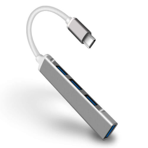 4 Ports USB C Hub Type C to USB 3.0 Hub Adapter for MacBook Android PC w/ Type-C - Picture 3 of 9