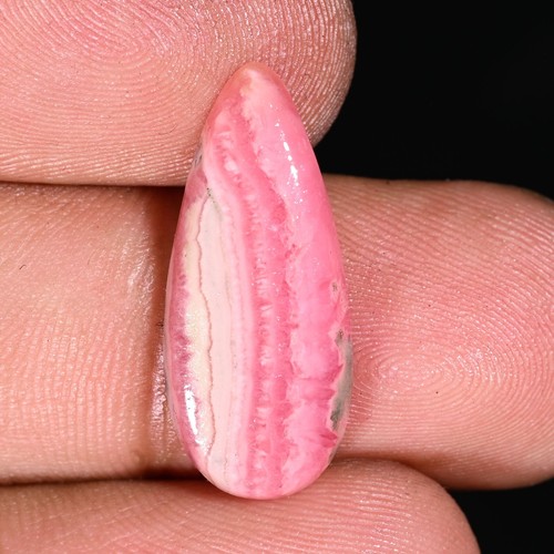 Natural Pink Rhodochrosite Pear Shape 9.20 Ct for Jewelry 24x10x4 mm Pear Shape - Picture 5 of 6