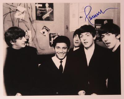 Paul Anka THE BEATLES Signed Autograph Auto 11x14 Photo JSA