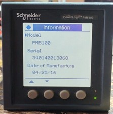 Schneider Electric METSEPM5100 SCHNEIDER ELECTRIC POWERLOGIC PM5100 / METSEPM5100 POWER METER 3