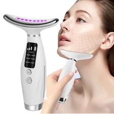 LED Microcurrent Neck Face Tightening Lifting Beauty Machine Facial Skin Device