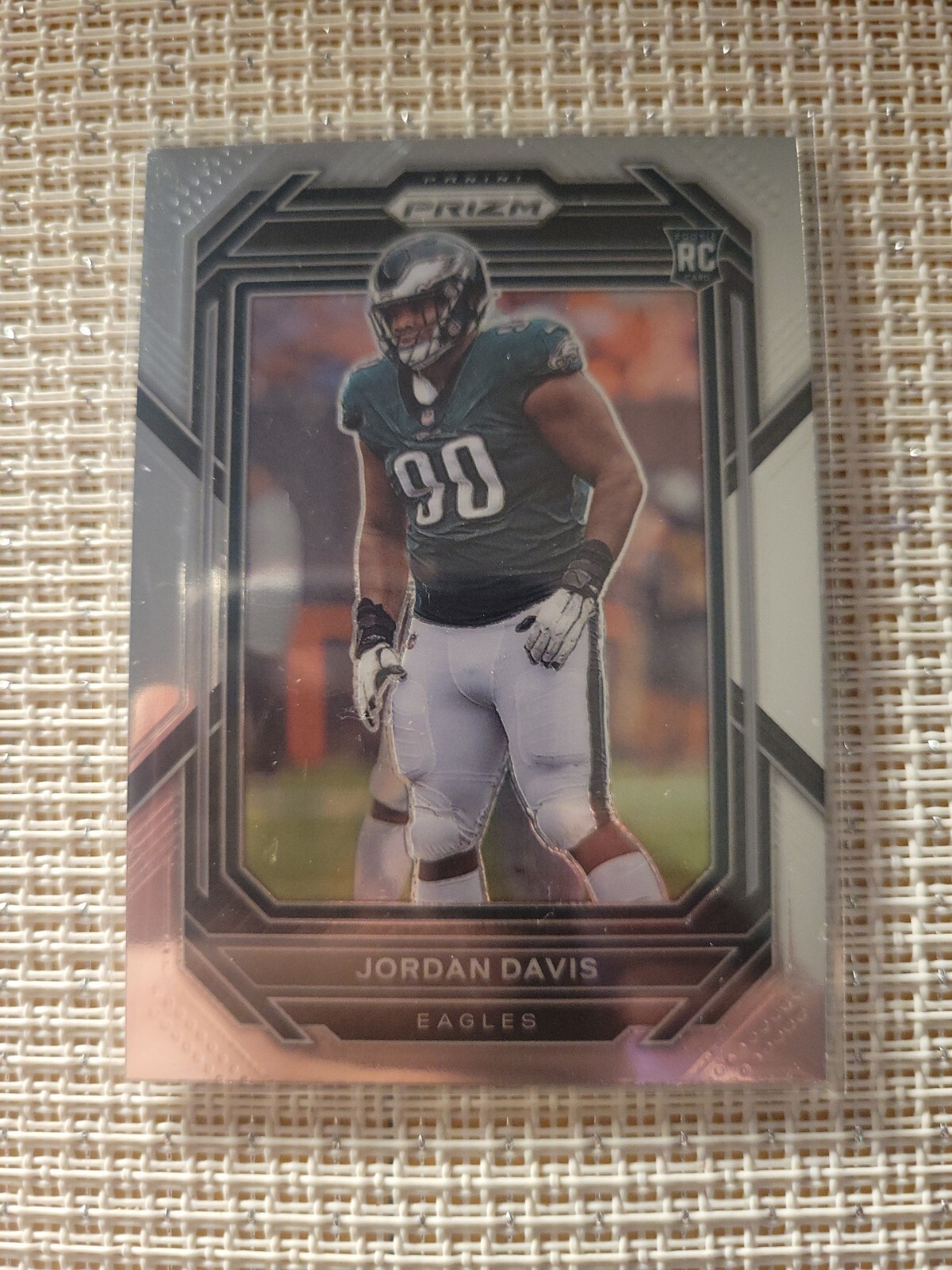2022 Panini Prizm Jordan Davis RC Philadelphia Eagles Rookie Base #371