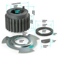 MD184894 Crankshaft Gear Sprocket Sensor Blade&Spacer KIT For Montero 3.0L 3.5L