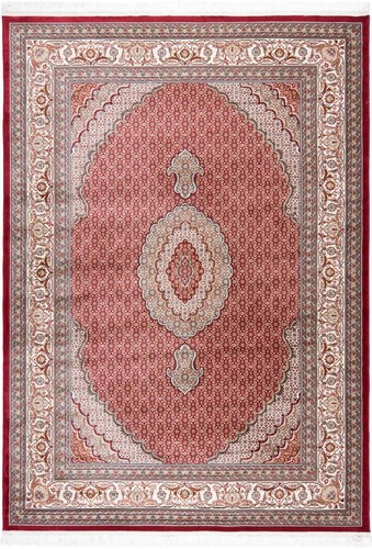 Tabriz Medallón Machine Woven Rug Persian Various Sizes - Rug, Carpet, Red - Picture 28 of 35