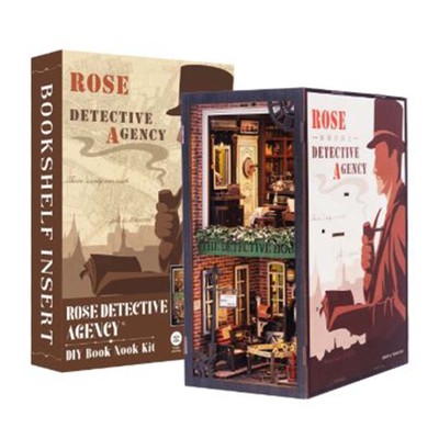 CuteBee Rose Detective Agency DIY Book Nook Kit NEW
