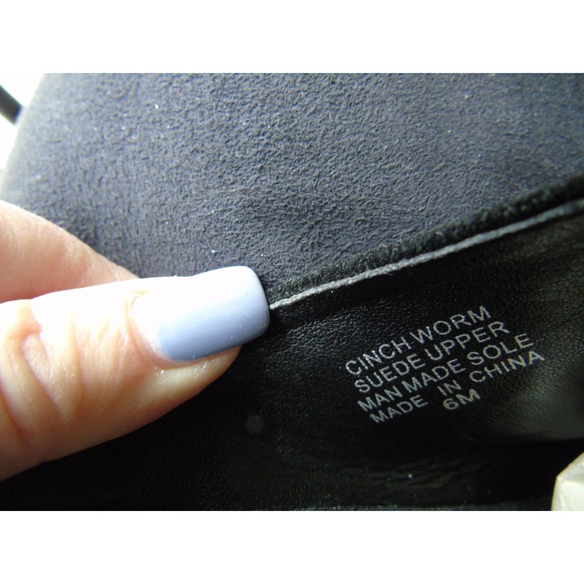 Women's Aerosoles Mules Slip On Black Leather Cinch Worm