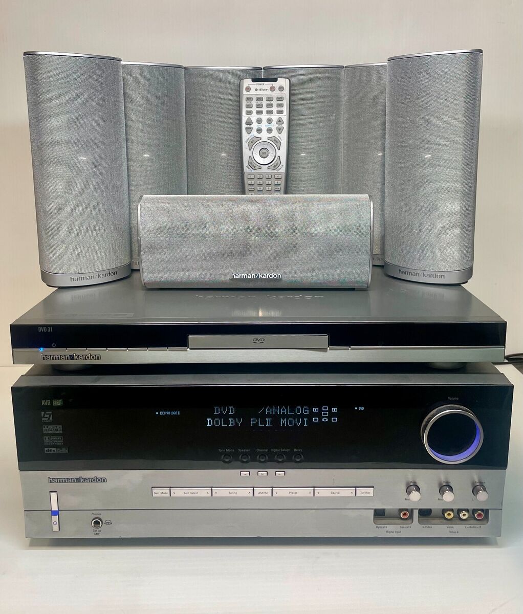 Harman Kardon AVR 335 7.1 Receiver + DVD31 Player + 7 Harman Kardon AVR 335 7.1 Receiver + DVD31 Player + 7