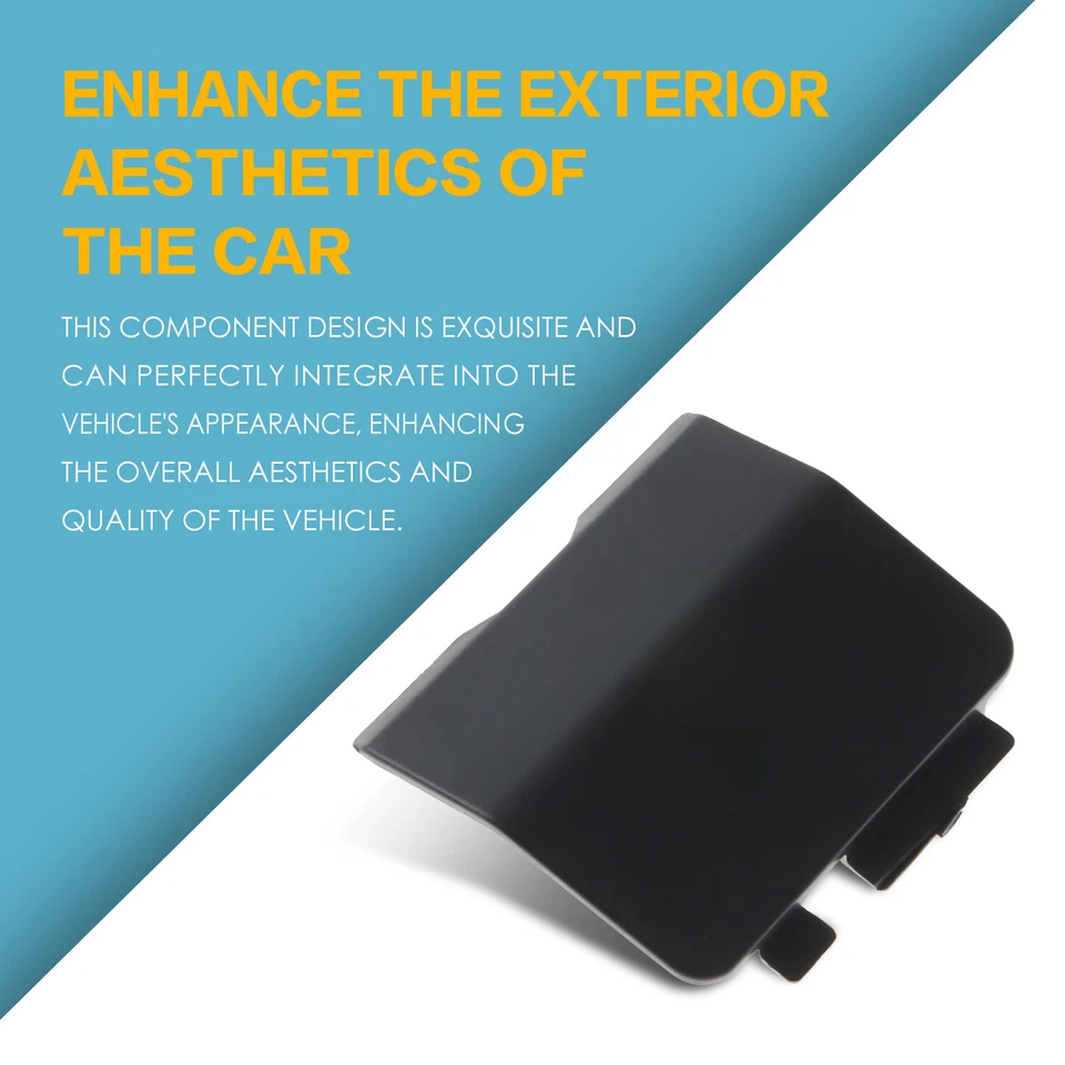 Gancho de remolque de parachoques trasero LH negro cubierta decorativa apto para Mazda 6 2014-2017 Foto 4 de 4