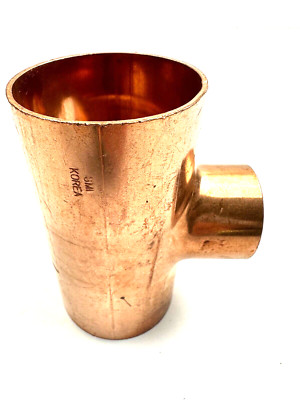 2 x 2 x 1-1/4'' Copper Reducing Tee EVERFLOW