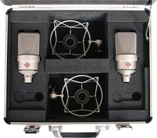 Neumann Tlm 103-stereo Anniversary Stereo Microphone Pair Satin Nickel (7 Db-a)